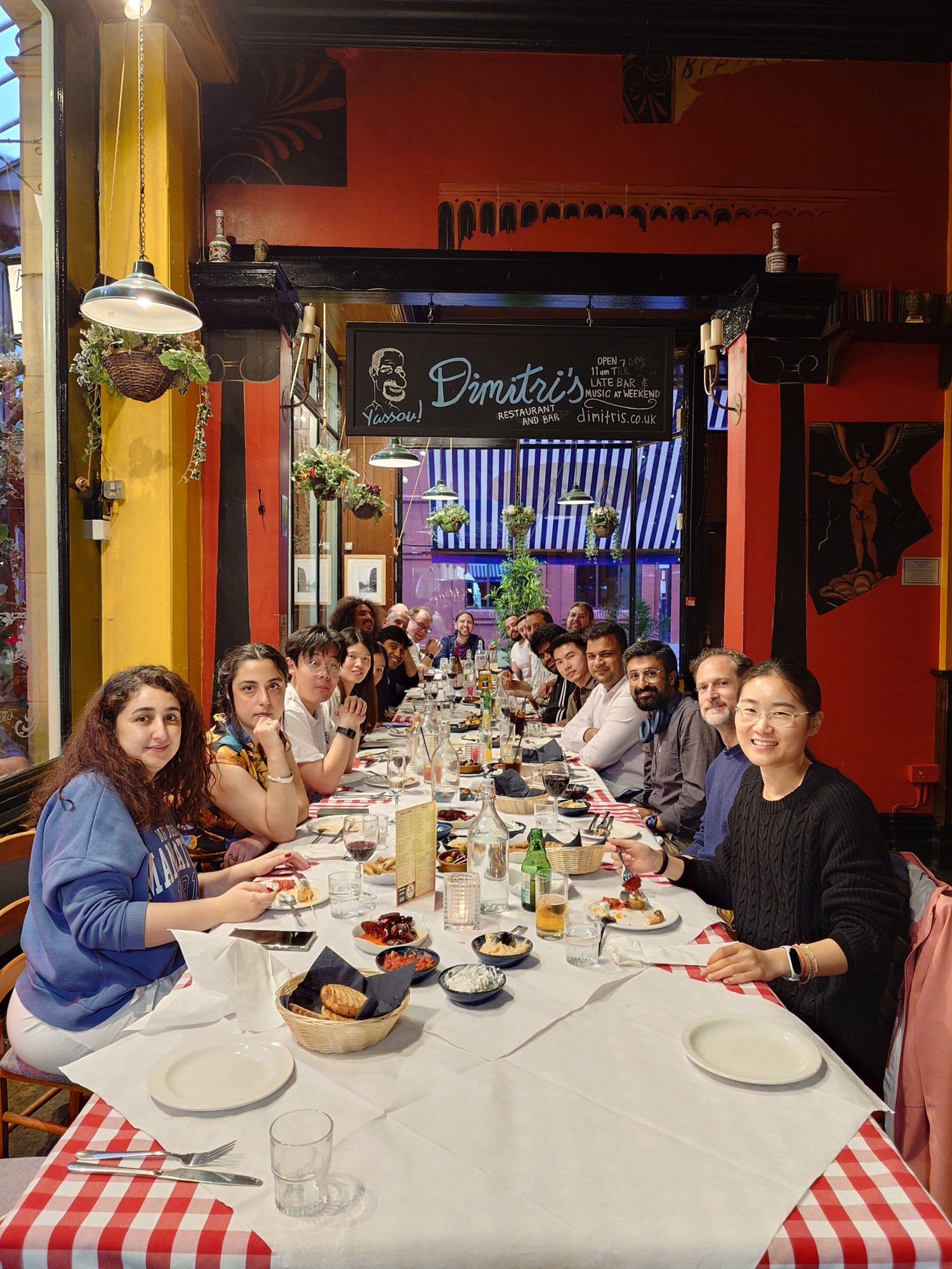 Dinner at Dimitri’s on Day One